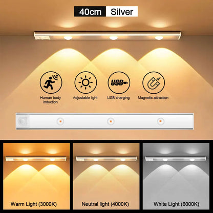 Motion Sensor LED Light – Wireless USB Rechargeable Night Light